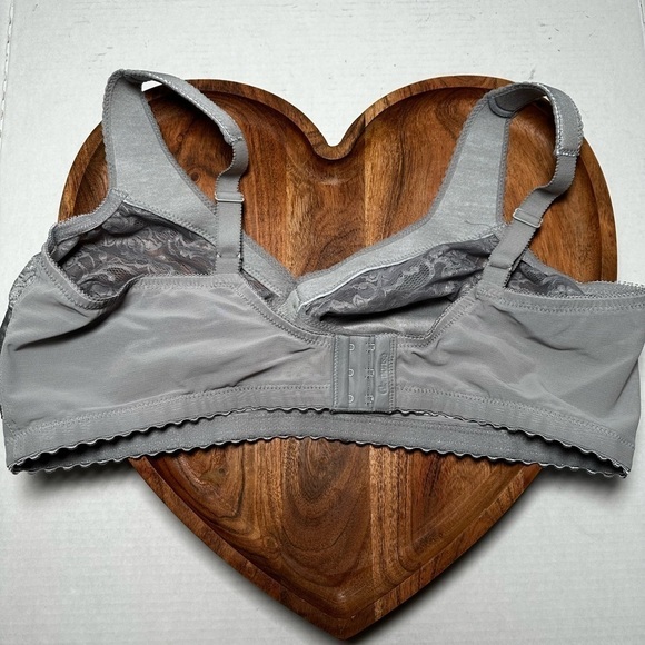 GLAMORISE 44C BRA Gray Women Lift MagicLift Original Shape Support Wireless 1362 - Picture 11 of 12